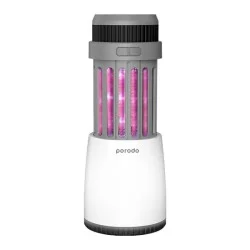 Porodo LifeStyle Outdoor 5W Lamp with Mosquito Zapper - Black-Grey